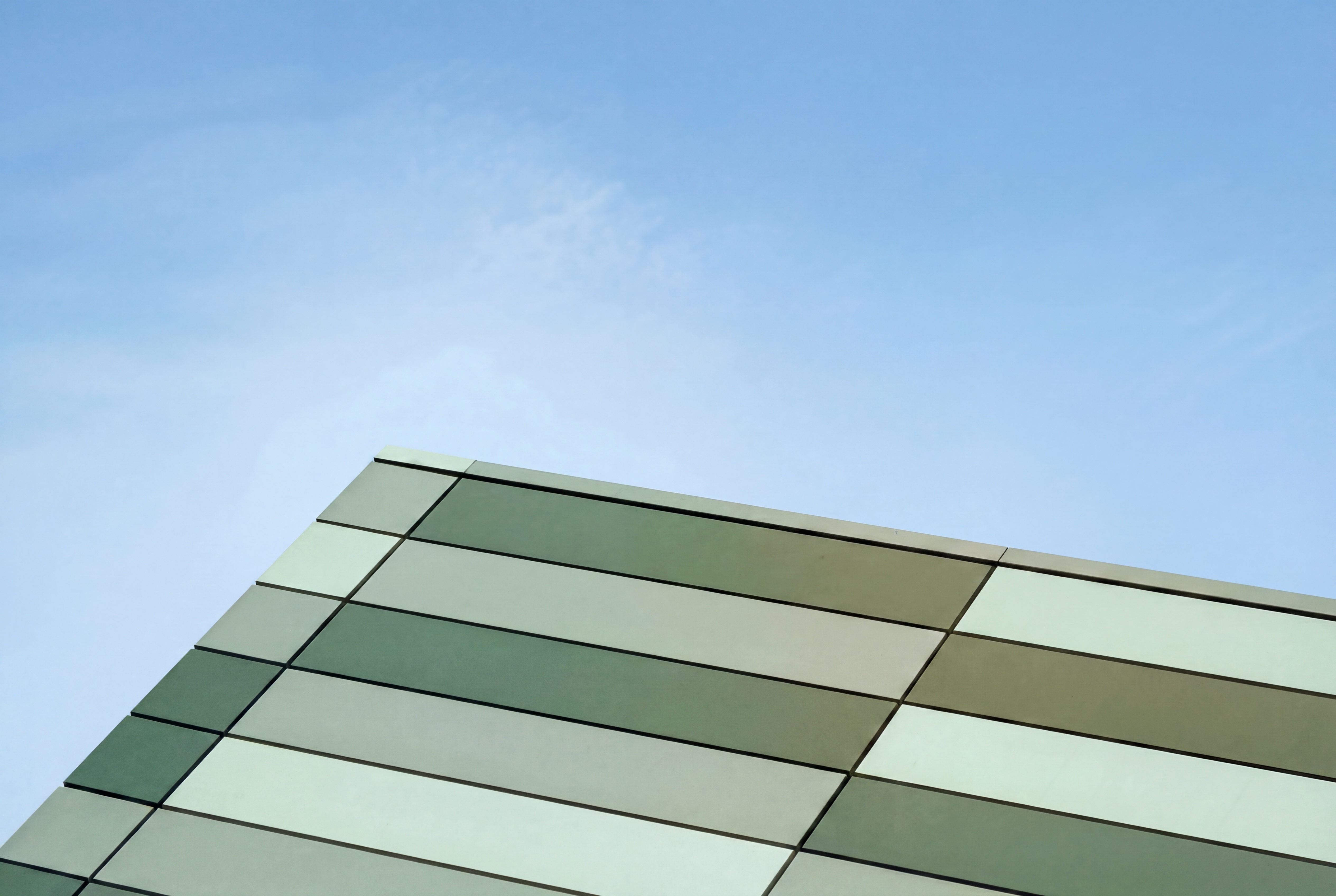 Completed Prismaclad installation on data center exterior